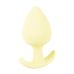 Міні анальний затор жовтого кольору Soft Silicone Mini Butt Plug