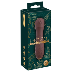 Силиконовый вибратор с стимулирующими текстурами коричневого цвета You2Toys