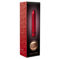 Віброкуль для стимуляції клітора червоного кольору Rocks Off Scarlet