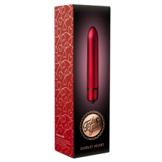 Вибропуля для стимуляции клитора красного цвета Rocks Off Scarlet 