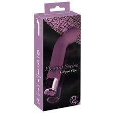 Изогнутый вибратор для точки G фиолетового цвета Elegant Series G Spot Vibe