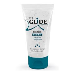 Веганський лубрикант преміум-класу з гіалуроновою кислотою та пантенолом на водній основі Just Glide Premium 50 мл