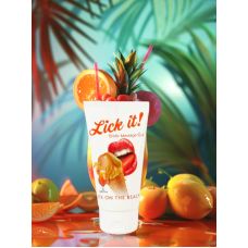 Оральний веганський лубрикант зі смаком та ароматом коктейлю Секс на пляжі Lick It! 50 мл