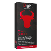 Крем для массажа пениса для усиления эрекции с экстрактом женьшеня и гинкго Orgie Touro XXXL15 мл