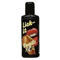 Лубрикант съедобный для орального секса вкус ванили Lick-it 50 мл