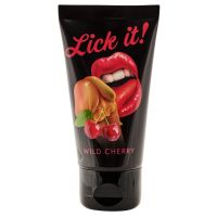 Лубрикант съедобный для орального секса вкус вишни Lick-it 50 мл
