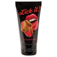 Смазка съедобная для орального секса вкус клубники Lick-it Erdbeere 50 мл