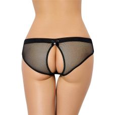 Трусики с открытым доступом черного цвета Star Night размеры XS-S