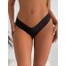 Трусики с декоративными переплетениями и открытым доступом черного цвета Star Night