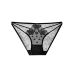 Трусики кружевные с декоративными стрепами черного цвета Star Night