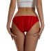Кружевные сексуальные трусики красного цвета Star Night