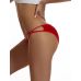 Кружевные сексуальные трусики красного цвета Star Night