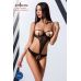 Боді з відвертим дизайном чорний Passion HEIDI розміри S M Боді з відвертим дизайном чорний Passion HEIDI розміри S M