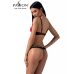 Комплект женского белья красно черного цвета Passion Femmina размеры S M  Комплект женского белья красно черного цвета Passion Femmina размеры S M