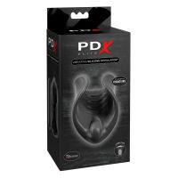 Мастурбатор нереалистичный для мужчин с вибропулей черный Pipedream PDX Elite 