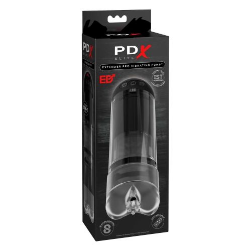 Вібропомпа вакуумна на член чорна Pipedream PDX Elite