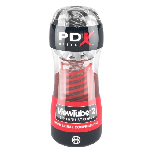 Мастурбатор для мужчин прозрачный Pipedream PDX Elite Viewtube 2