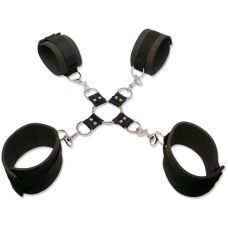 Фиксация для тела БДСМ черного цвета Pipedream Fetish fantasy Extreme Hog Tie Kit
