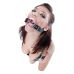 Кляп кольцо в рот на черном ремешке Pipedream Fetish Fantasy Extreme 