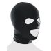 Маска БДСМ с отверстием для глаз и рта черного цвета Pipedream