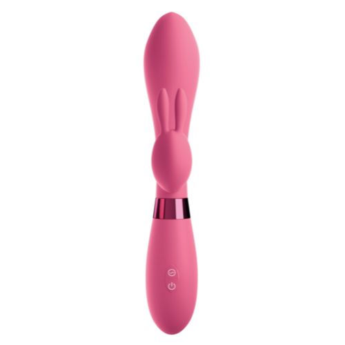 Вибратор с отростком для клитора розового цвета Pipedream OMG Selfie Silicone Vibrator Вибратор с отростком для клитора розового цвета Pipedream OMG Selfie Silicone Vibrator