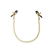 Зажимы на соски с золотистой цепочкой Pipedream Fetish Fantasy 