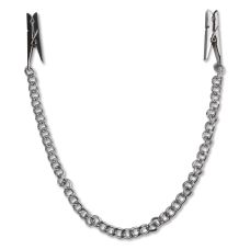 Зажимы Прищепки для сосков металлические серебристого цвета Pipedream Fetish Fantasy Nipple Chain