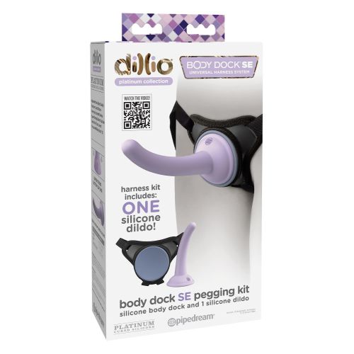 Комплект для крепления страпона черный-сиреневый Pipedream Dillio 