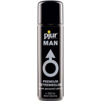 Лубрикант на силиконовой основе pjur MAN Premium Extremeglide 250 мл премиум экономный и для презервативов (Пьюр, Пджюр)