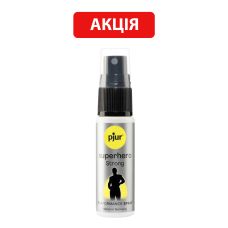 Пролонгирующий спрей для мужчин pjur Superhero Strong Spray 20 ml понижает чувствительность
