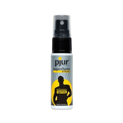 Пролонгирующий спрей для мужчин pjur Superhero Strong Spray 20 ml понижает чувствительность