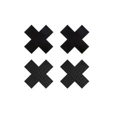 Набір пестисів у вигляді хрестиків чорного кольору Eye Candy Peekaboo Classic 2 пари