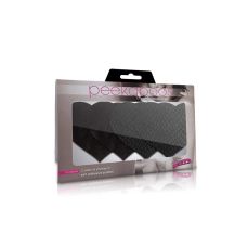 Пестиси на соски у вигляді сердець чорного кольору Peekaboo 2 пари