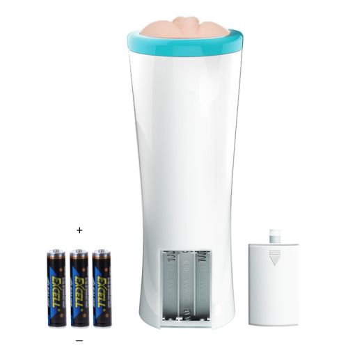 Автоматический мастурбатор в колбе анус с пульсацией телесного цвета Lybaile Aby Anus