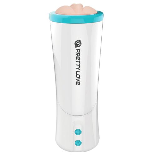 Автоматический мастурбатор в колбе анус с пульсацией телесного цвета Lybaile Aby Anus