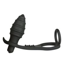 Вибратор для простаты с эрекционным кольцом XESE PM-08-10