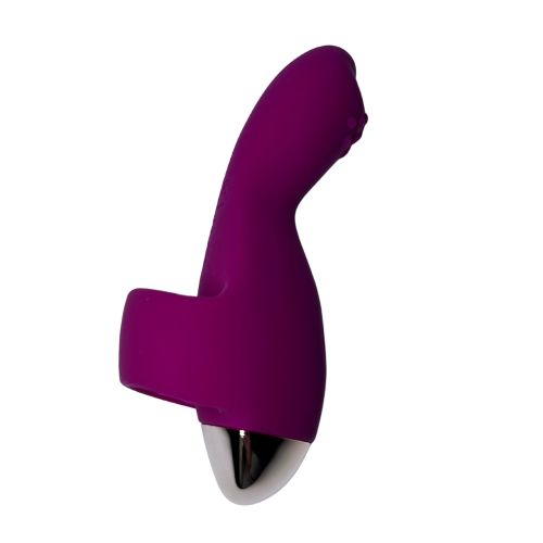 Вибратор на палец для клитора фиолетовый Passion Play