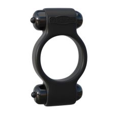 Эрекционное виброкольцо на член с двойной вибрацией черное Pipedream Magic Touch Couples 