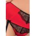 Жіночий еротичний комплект BRIDA SET WITH OPEN BRA red XXL / XXXL - Passion
