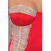 Еротичний пеньюар LORAINE CHEMISE red S / M - Passion Еротичний пеньюар LORAINE CHEMISE red S / M - Passion