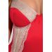 Сексуальний Жіночий корсет LORAINE CORSET red XXL/XXXL - Passion