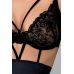 Эротический пеньюар HAYA CHEMISE black L/XL - Passion