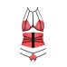 Эротический комплект AKITA SET red XXL/XXXL Passion