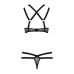 Женский эротический комплект HAGAR SET black S/M - Passion Exclusive