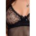 Эротическая женская сорочка VELIA CHEMISE black S/M - Passion Exclusive