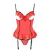 Корсет интимный красный CHERRY CORSET L/XL Passion Exclusive
