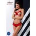 Женский комплект нижнего белья красный CHERRY SET WITH OPEN BRA L/XL Passion Exclusive Женский комплект нижнего белья красный CHERRY SET WITH OPEN BRA L/XL Passion Exclusive
