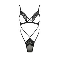 Эротическое боди черное DIABOLINA BODY L/X Passion