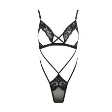 Эротическое боди черное DIABOLINA BODY XXL/XXXL Passion