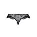 Трусики сексуальні чорні DONIA THONG S / M Passion Exclusive Трусики сексуальні чорні DONIA THONG S / M Passion Exclusive
